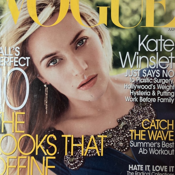VOGUE MAGAZINE JULY 2005 KATE WINSLET Cover LIKE NEW - Picture 5 of 10